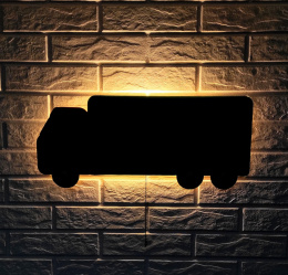 Lampka nocna Fluffy ciężarówka - Yellow